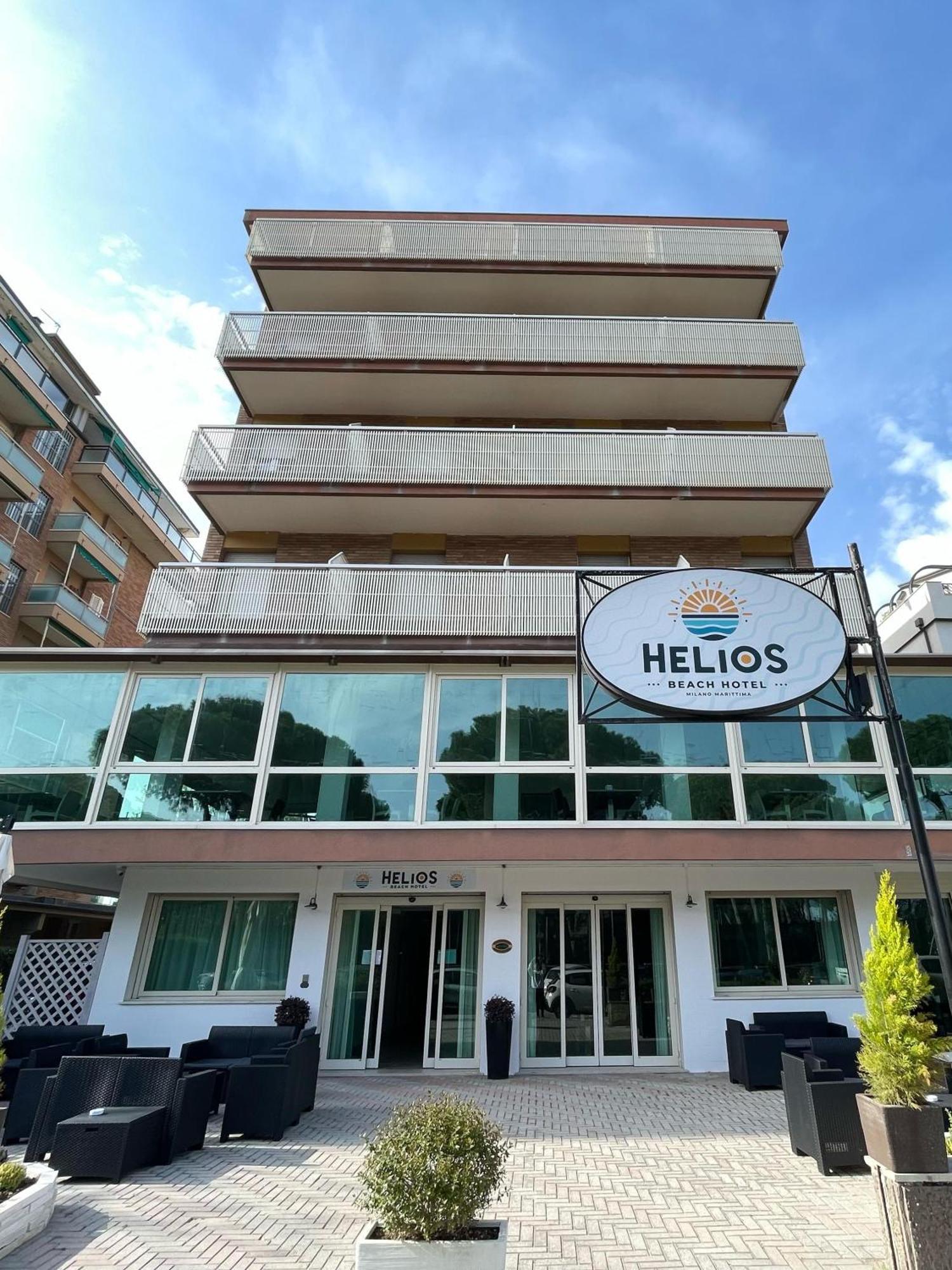 Hotel Helios Beach Milano Marittima Buitenkant foto